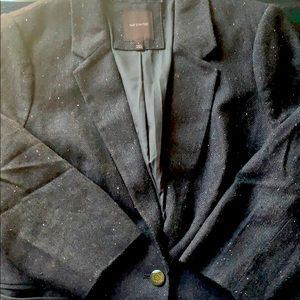 Wool Blend Herringbone Jacket